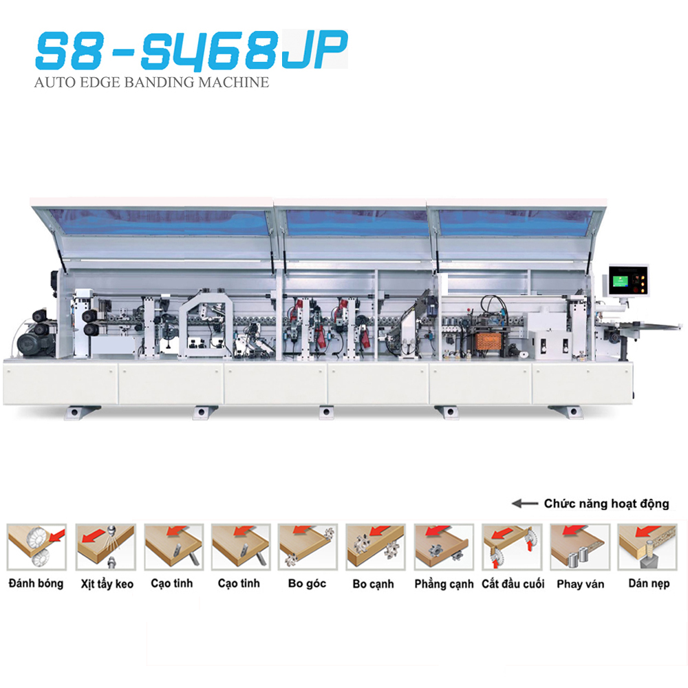 Máy dán cạnh tự động 10 chức năng S8 - S468JP